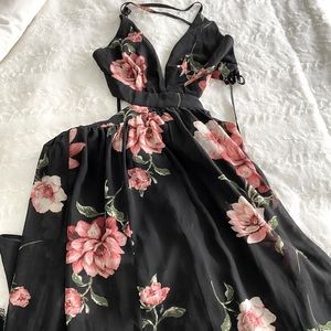 Fashion Nova Floral Maxi Dress